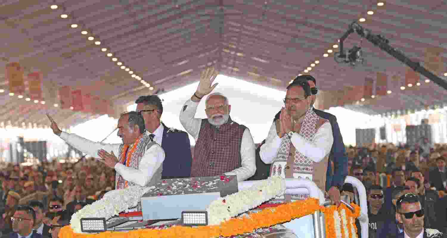 PM launches projects worth ₹46k cr in Rajasthan, slams Cong