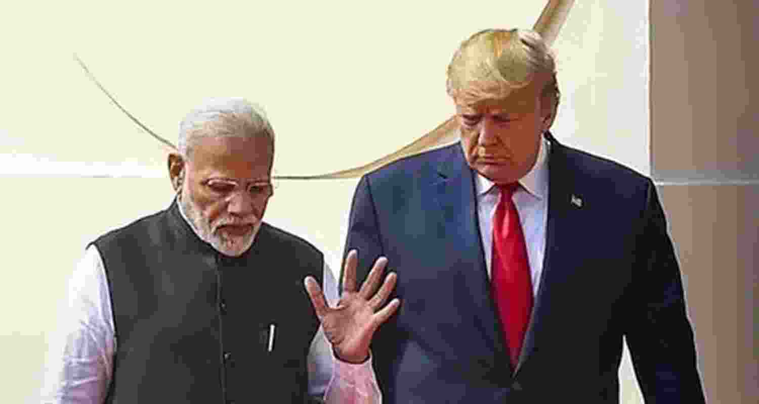 Prime Minister Narendra Modi and US President Donald Trump.
