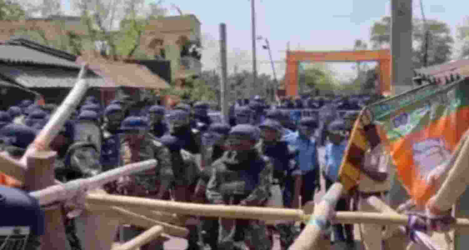 WB BJP chief stopped from visiting clash-hit Mothabari