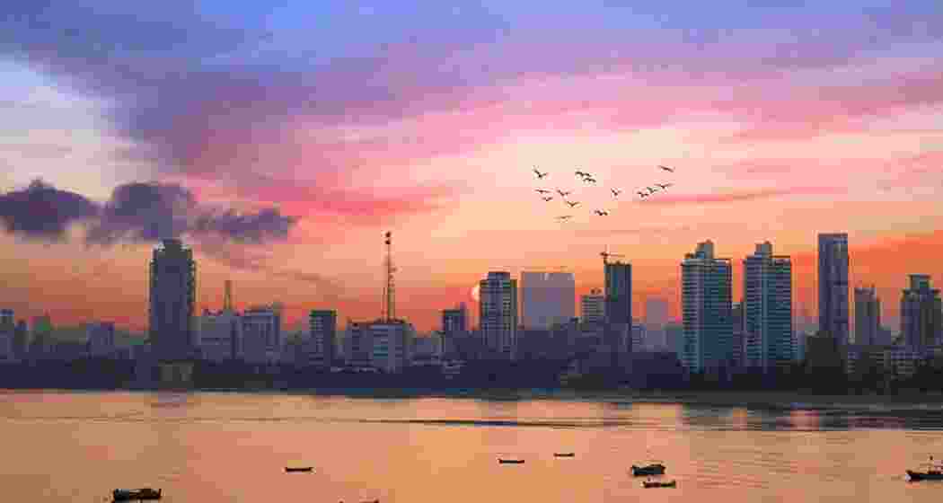 Skyline view of Mumbai.