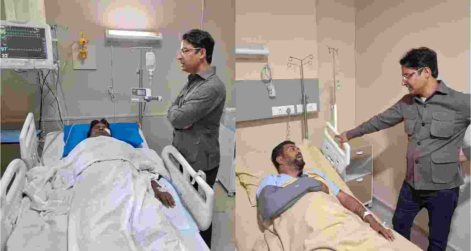 BJP MP Khagen Murmu, MLA Shankar Ghosh injured in stone-pelting incident. BJP MP Khagen Murmu, MLA Shankar Ghosh injured in stone-pelting incident.