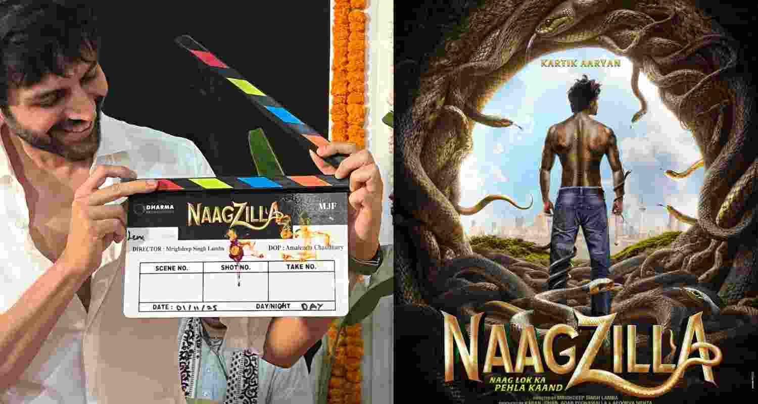 Kartik Aaryan begins shooting for his new film Naagzilla. 