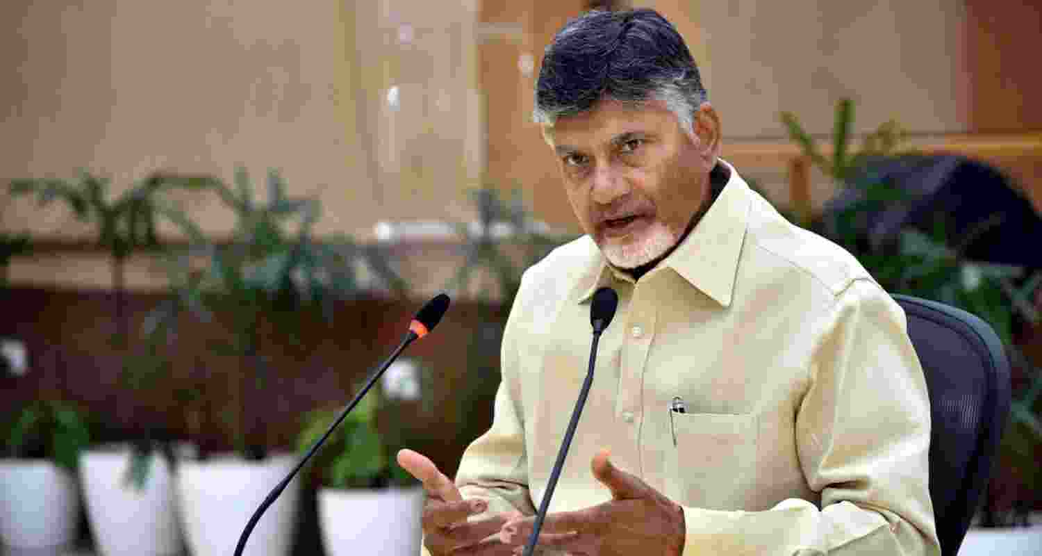 Andhra Pradesh Chief Minister N Chandrababu Naidu. Andhra Pradesh Chief Minister N Chandrababu Naidu.