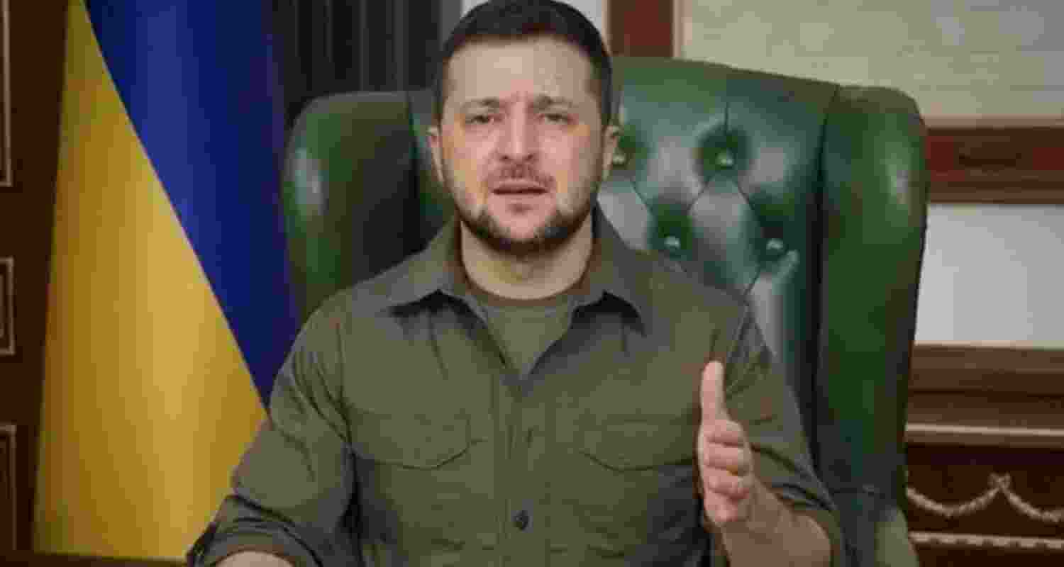 Volodymyr Zelenskyy. 