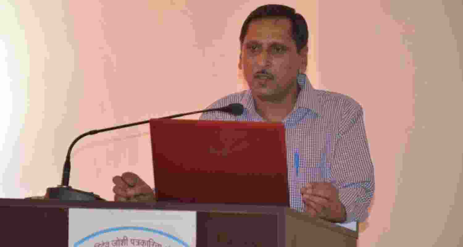 Veteran journalist Narayan Bareth.