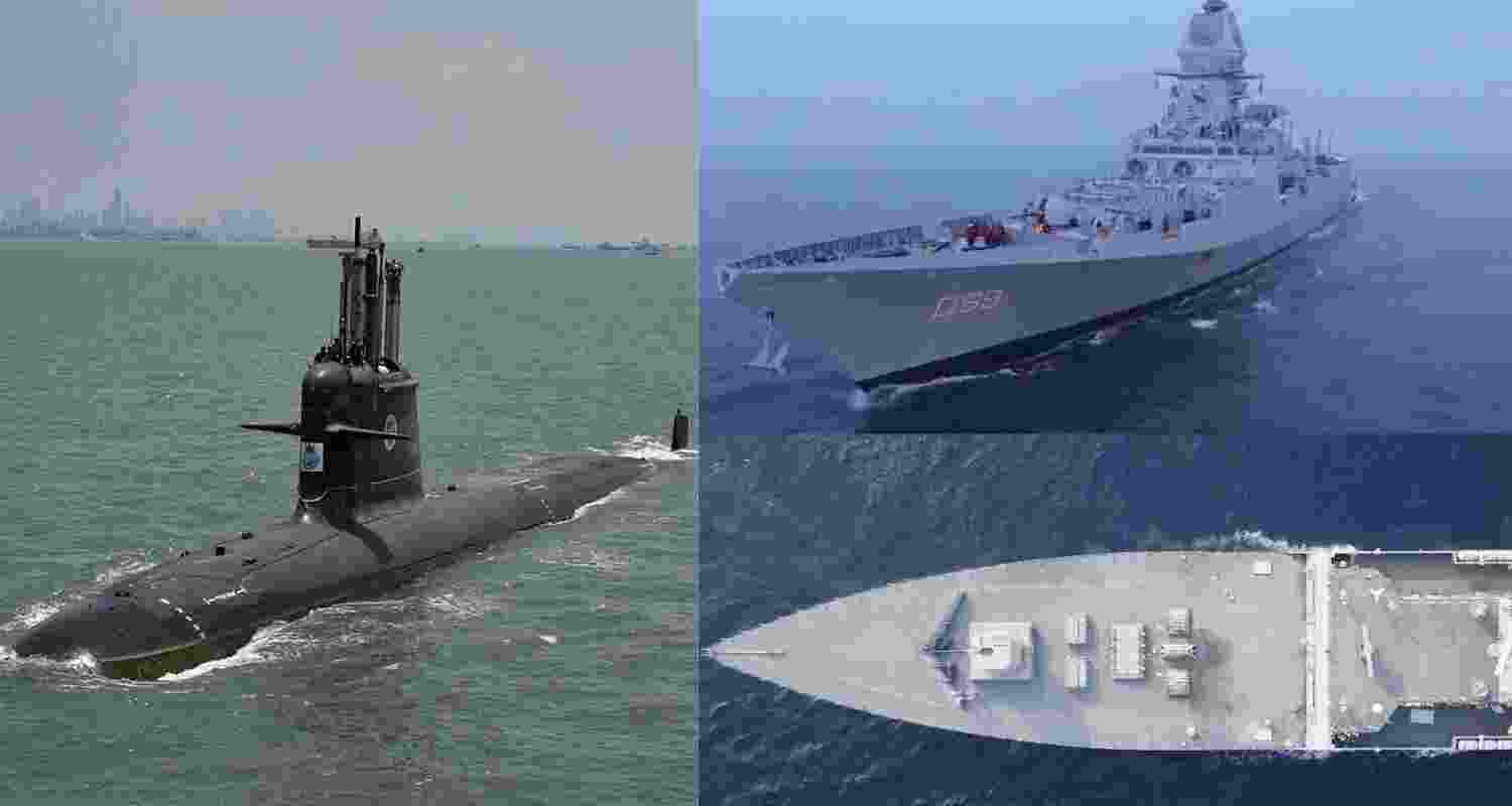 India to add three new frontline warships to navy fleet