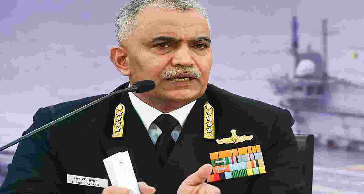 Chief of Naval Staff Admiral R Hari Kumar Indian Navy is tackling piracy in the Indian Ocean Region INS Shivaji 