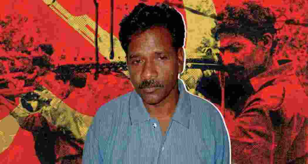 A file photo of Misir Besra, the lone surviving Politburo member of CPI (Maoist).
