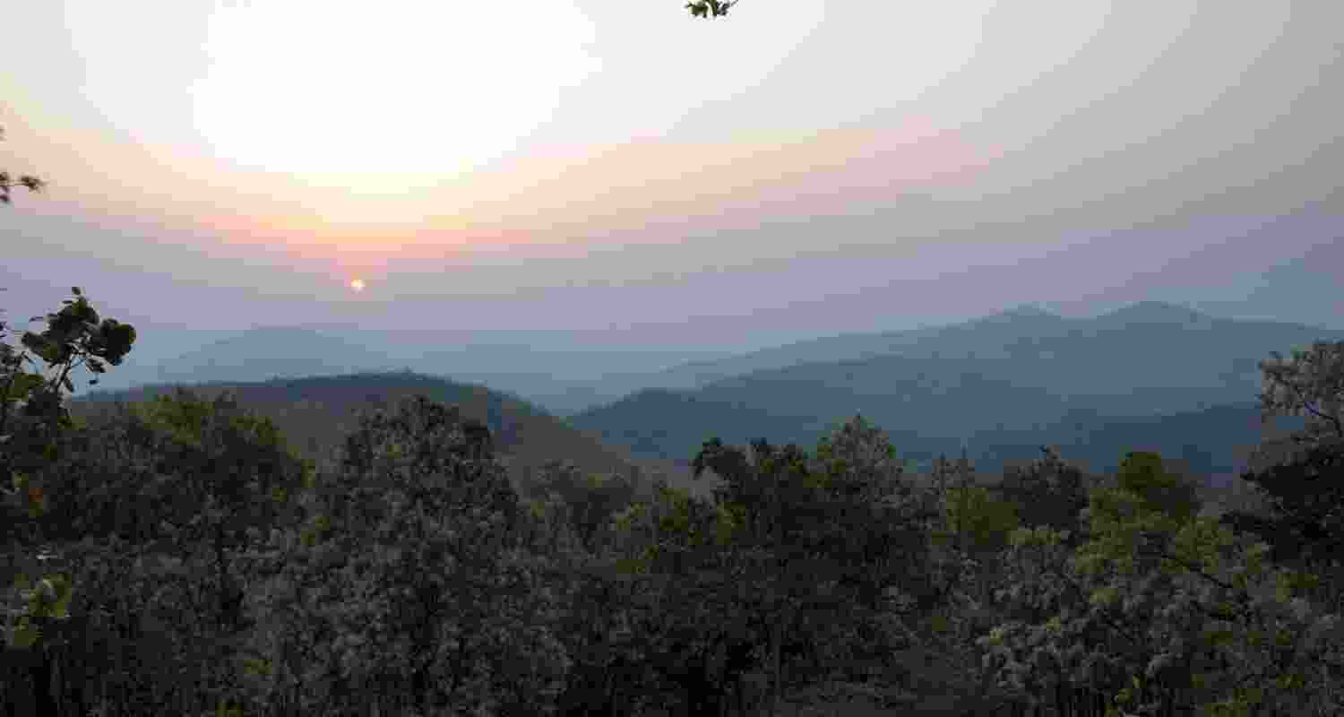 One of the popular tourist sites in Jharkhand, Netarhat.