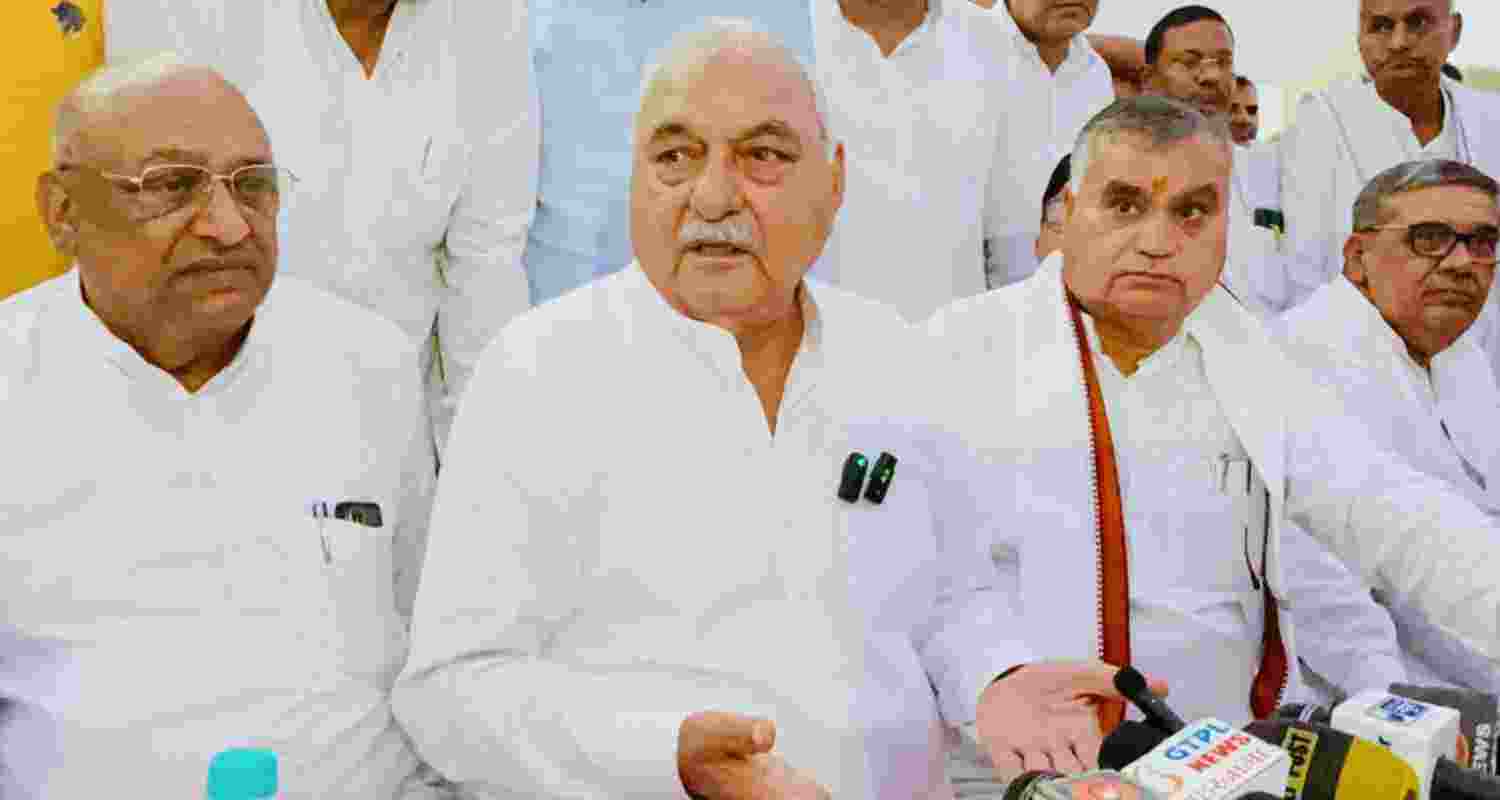 Congress leader Bhupinder Singh Hooda. 