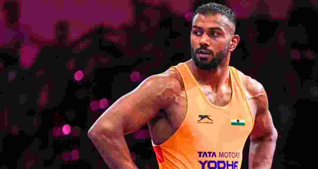 Wrestler Nitesh Siwach. 