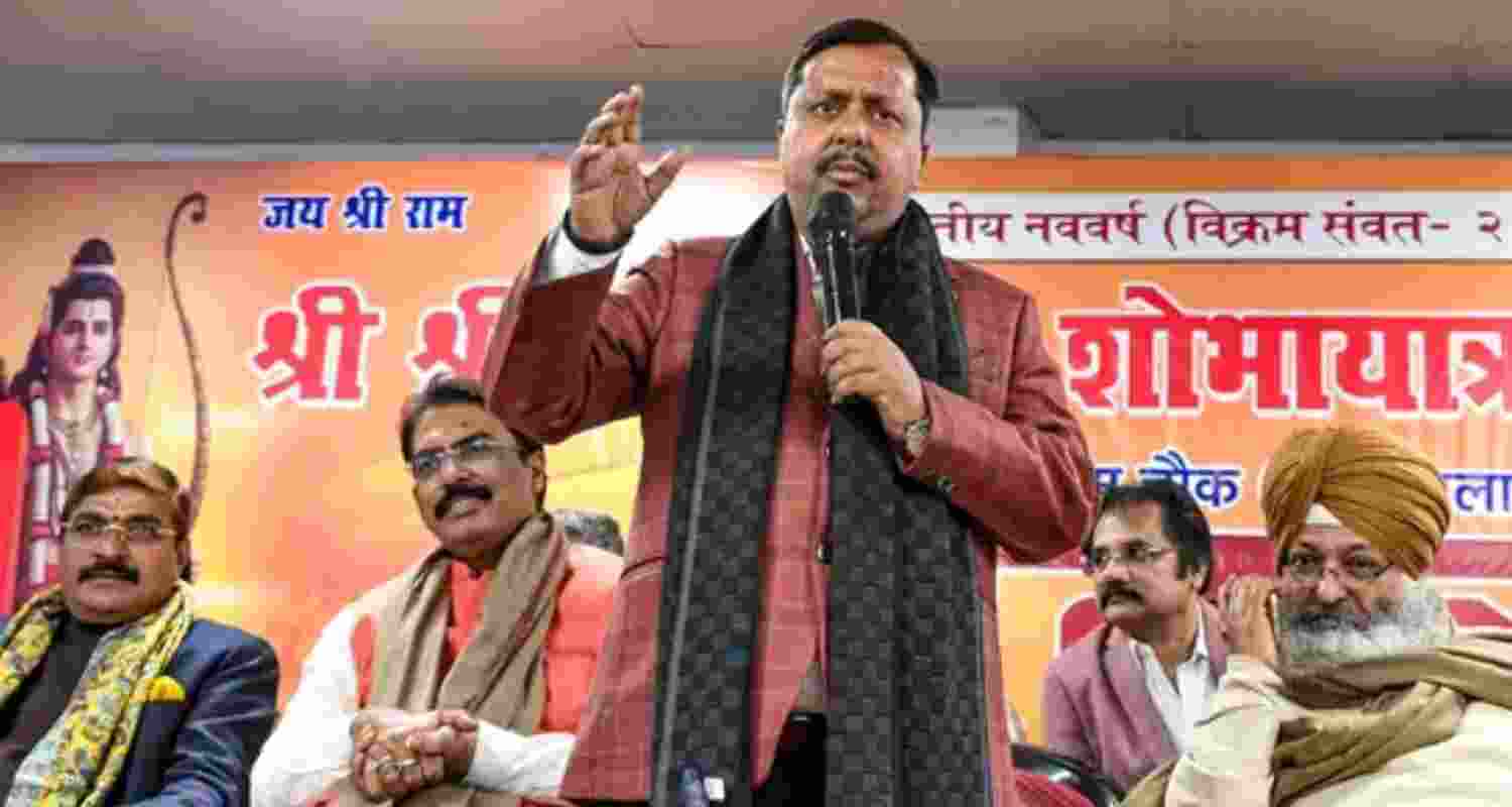 Bharatiya Janata Party national working president Nitin Nabin - file image.