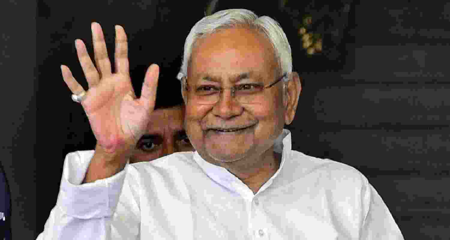 A file photo of Nitish Kumar.