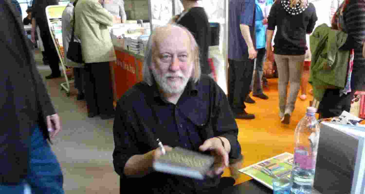 A file photo of Hungarian author Laszlo Krasznahorkai.