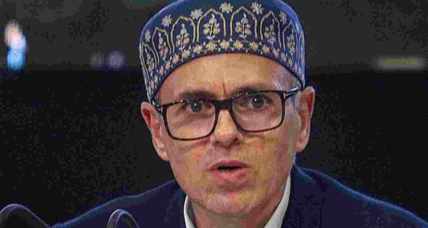 Speaking briefly to the media after offering Eid prayers at the Hazratbal shrine, he said, "Today, I only prayed for an end to this illegal war that has been imposed by the United States and Israel on us.”