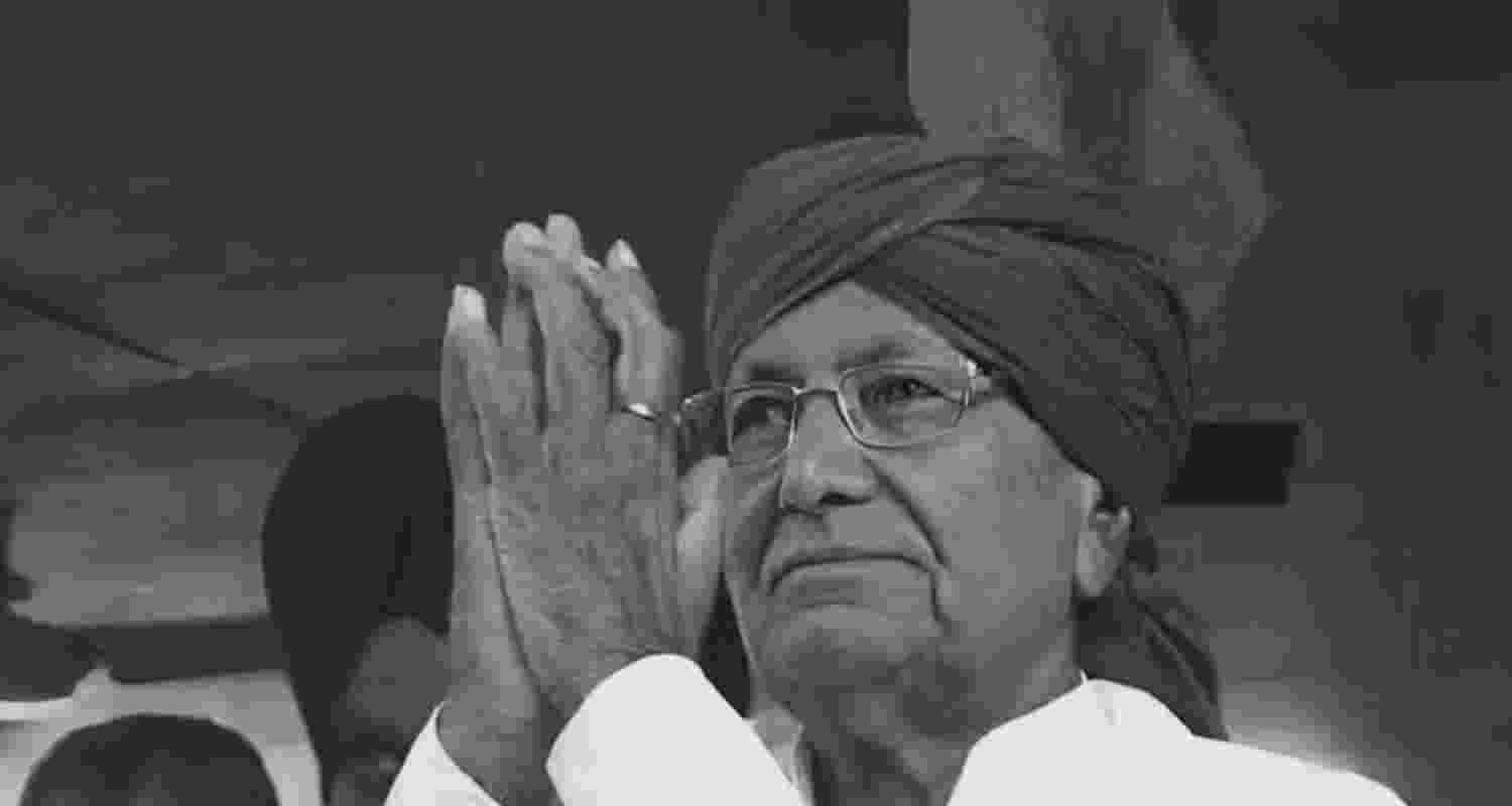 Om Prakash Chautala's last rites today. 