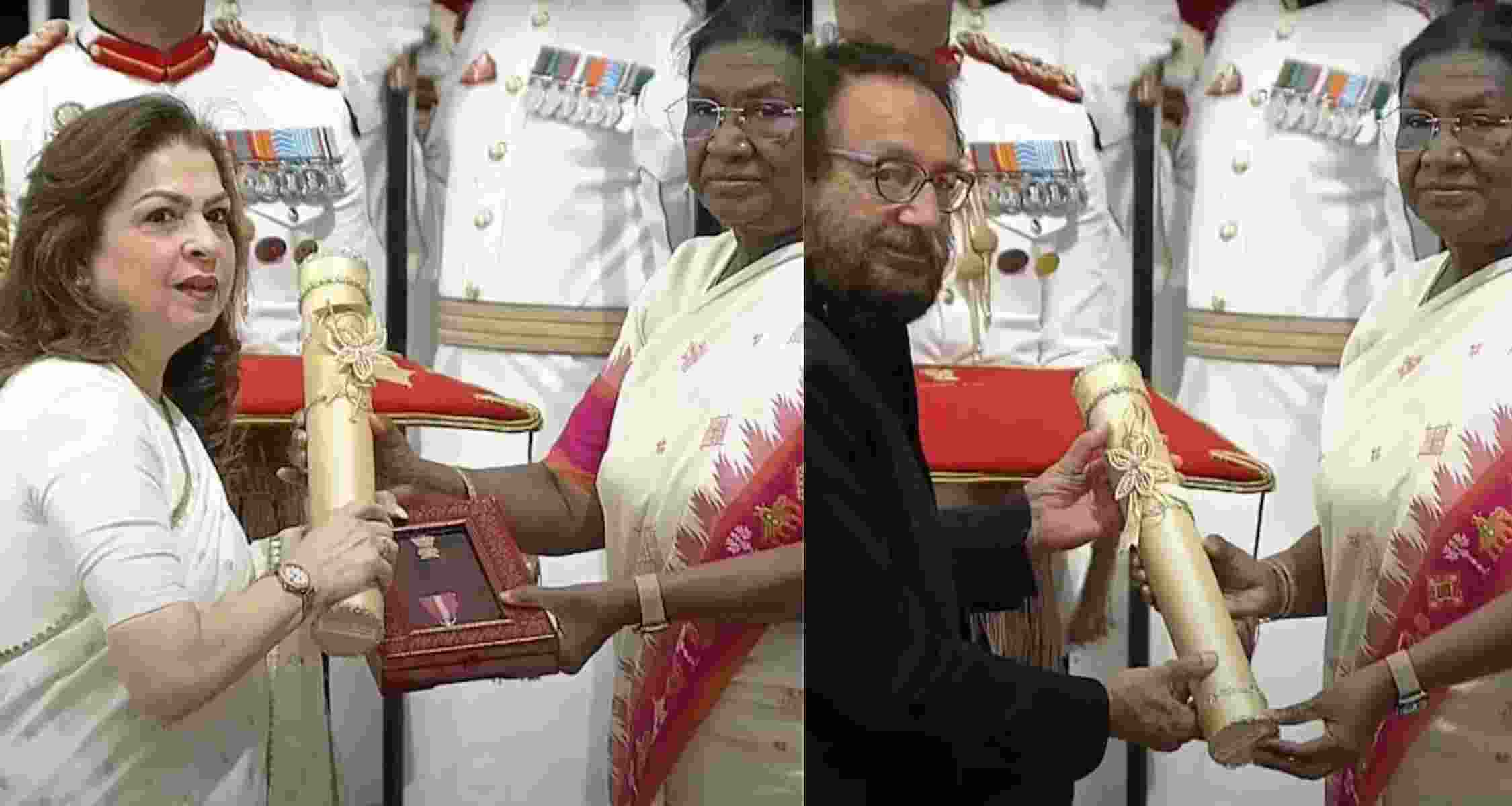 President Murmu confers Pankaj Udhas, Shekhar Kapur, violinist Subramaniam among Padma awardees.