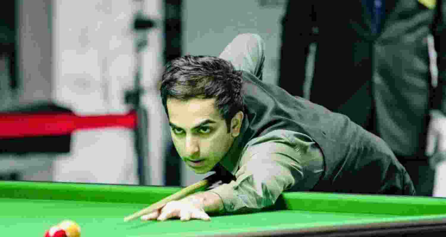 Pankaj Advani during a match. File photo.