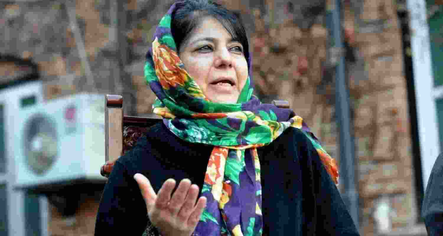 PDP chief Mehbooba Mufti 