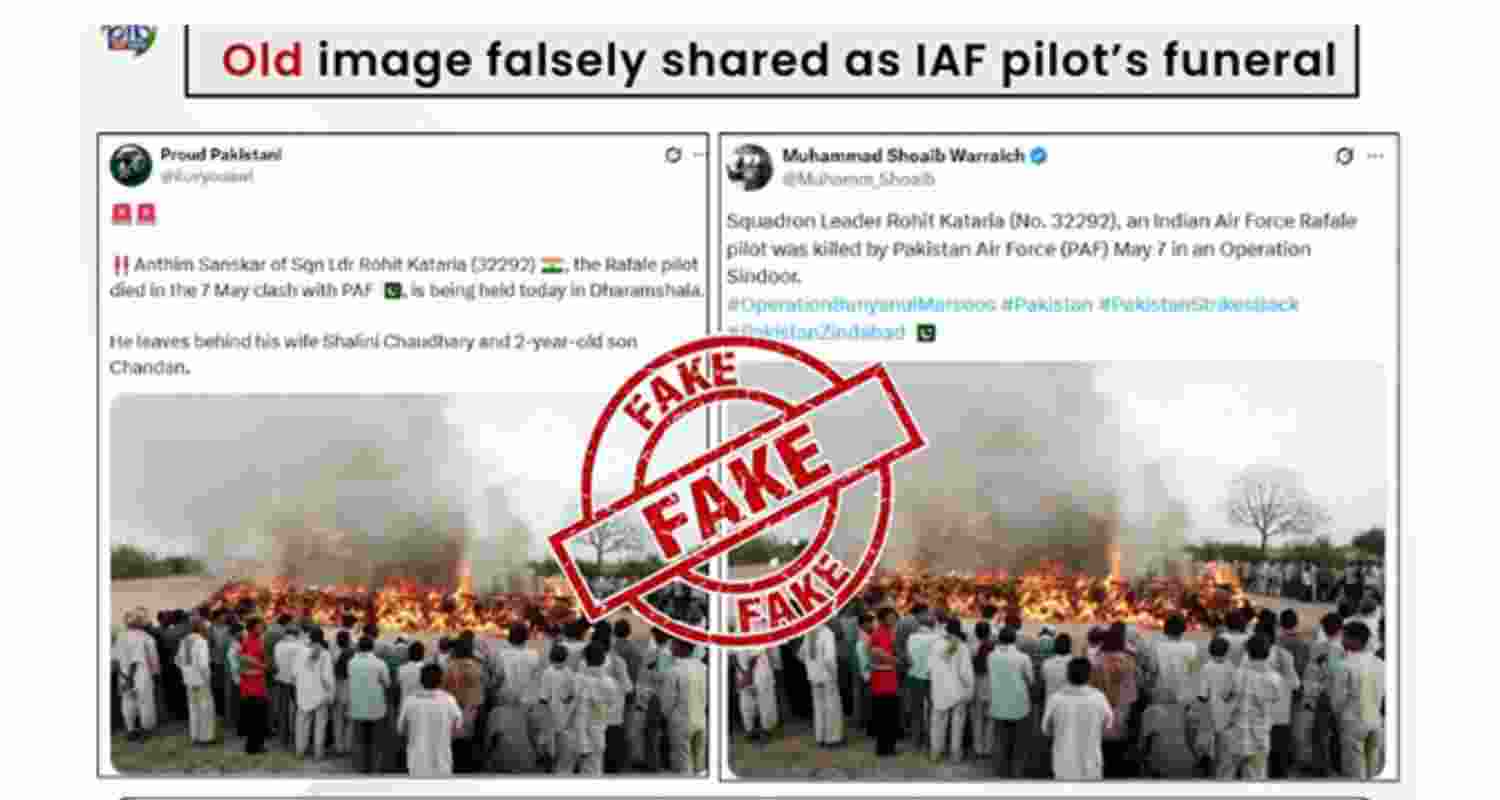 'Fake': PIB fact-check debunks claim of IAF pilot's last rites