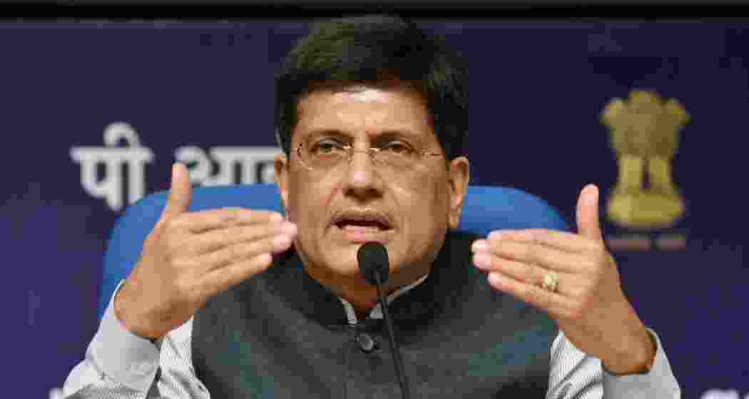 A file photo of Commerce Minister Piyush Goyal addressing a press conference in New Delhi. 