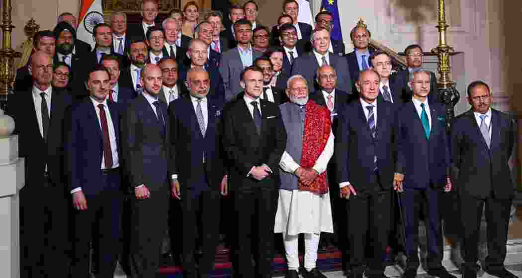 Indian Prime Minister Narendra Modi along with French President Emmanuel Macron during the closing session of the Franco-Indian Economic Forum. Indian Prime Minister Narendra Modi along with French President Emmanuel Macron during the closing session of the Franco-Indian Economic Forum.