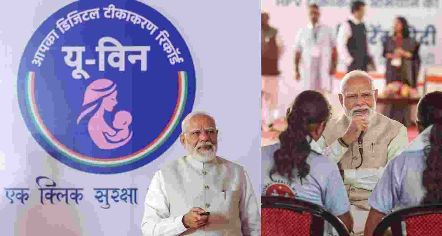 PM Narendra Modi launches nationwide HPV vaccination drive for 14-year-old girls in Ajmer to prevent cervical cancer using single-dose Gardasil 4 vaccine.