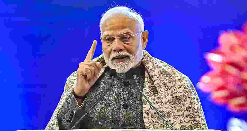 Prime Minister Narendra Modi speaks during the 'Veer Bal Diwas' programme at Bharat Mandapam, in New Delhi, Thursday, Dec. 26, 2024. 