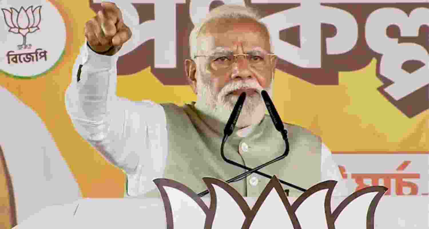 Taking a swipe at the TMC’s slogan Ma, Mati, Manush (Mother, Land, People), PM Modi said the expectations that brought the party to power after the defeat of the CPI(M)-led Left Front had not been fulfilled. 
