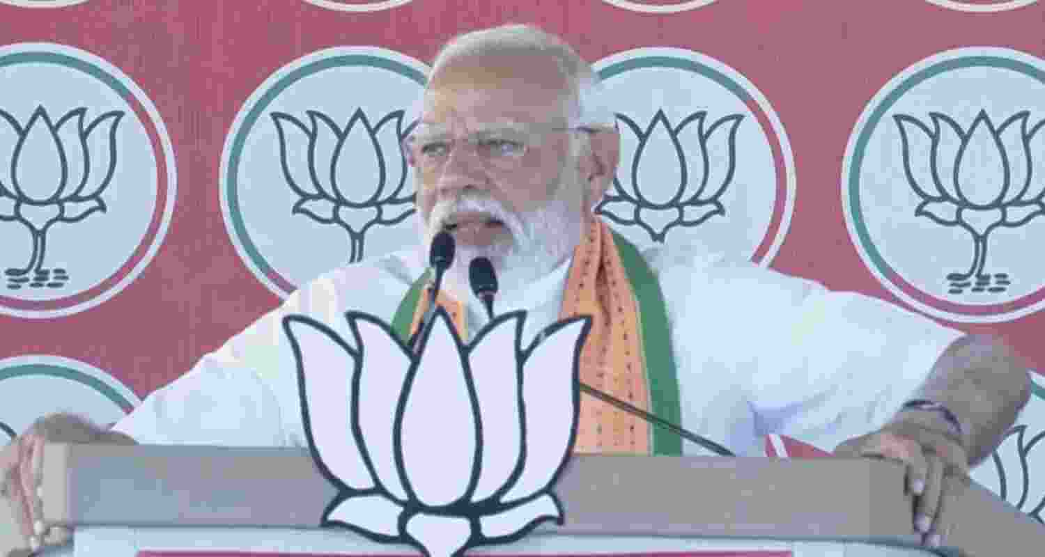 PM Modi in Telangana.