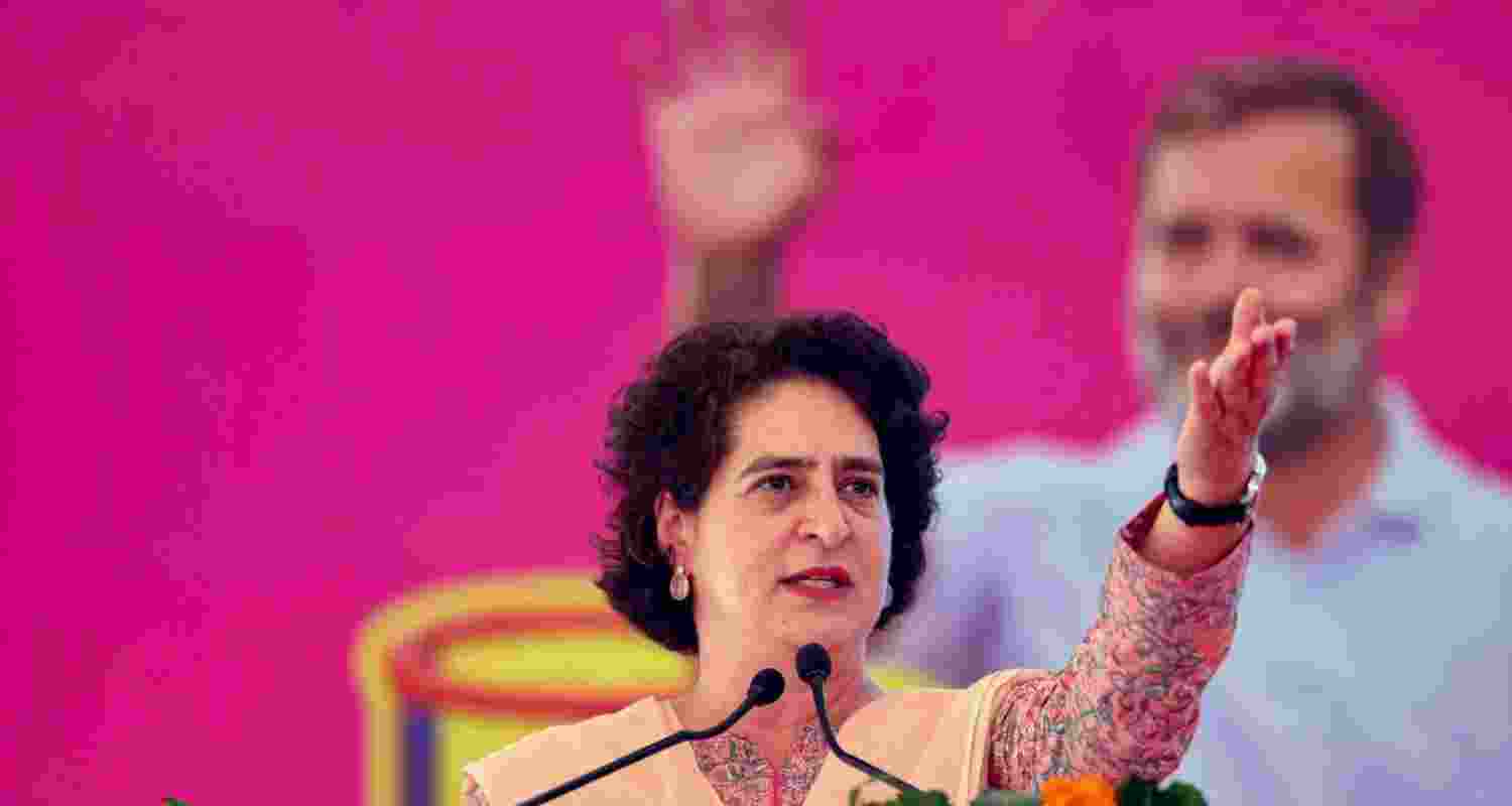 Priyanka targets FM Sitharaman over inflation, unemployment Priyanka targets FM Sitharaman over inflation, unemployment