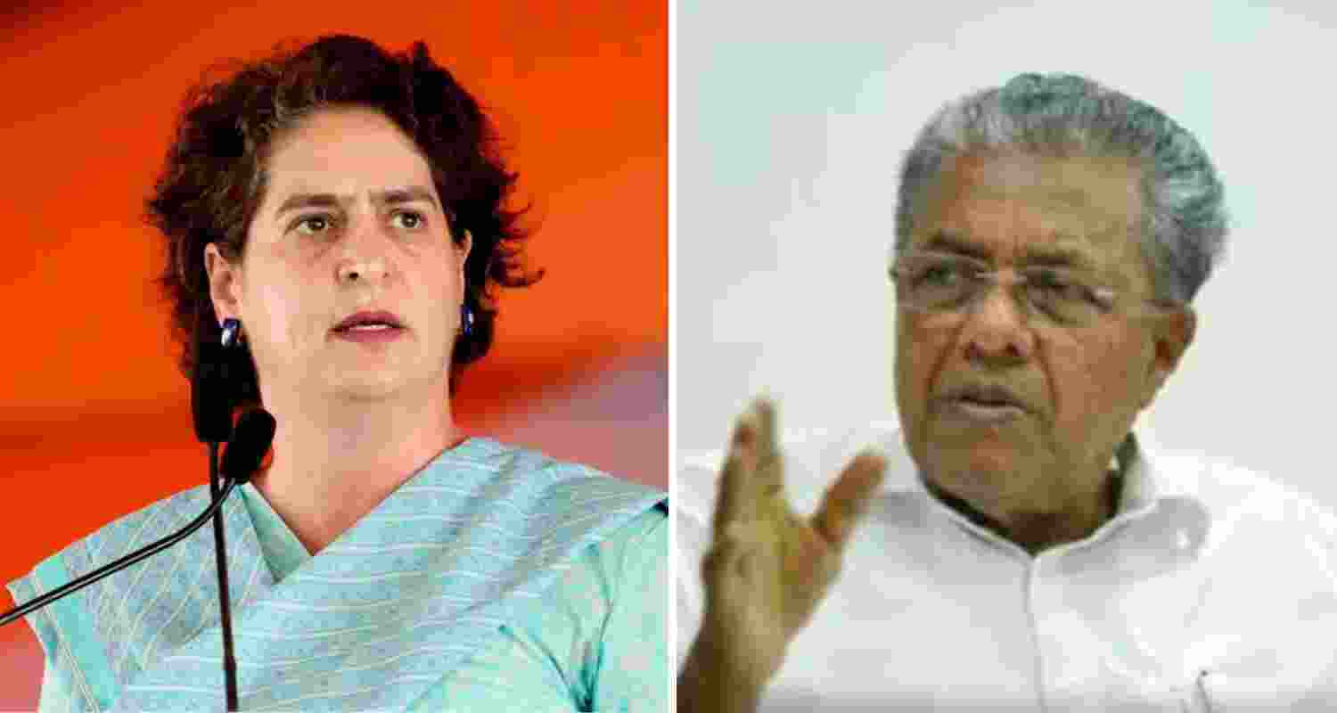 Vijayan slams Priyanka over alleged Jamaat links in Wayanad