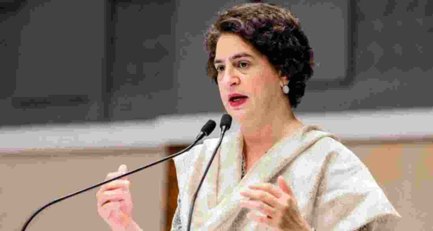 Congress leader Priyanka Gandhi Vadra.