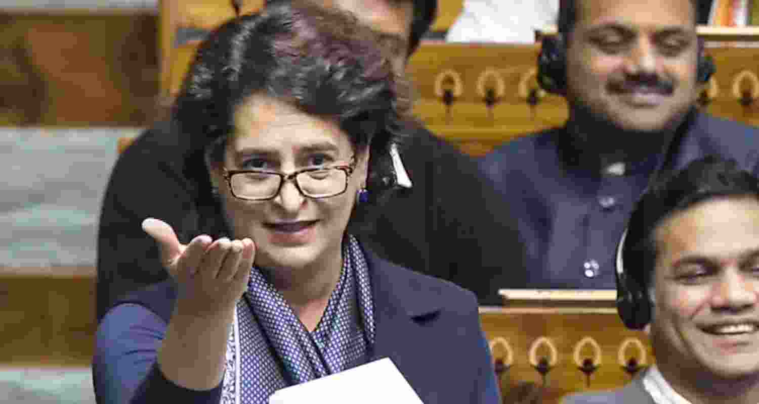 Congress leader Priyanka Gandhi Vadra - file image.