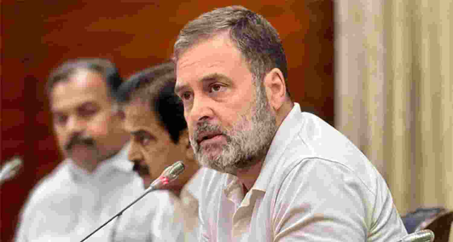 Leader of Opposition Rahul Gandhi.