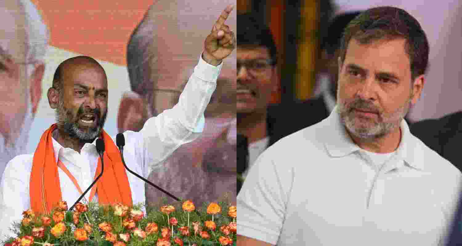 BJP’s Bandi Sanjay questions Rahul Gandhi’s caste lineage