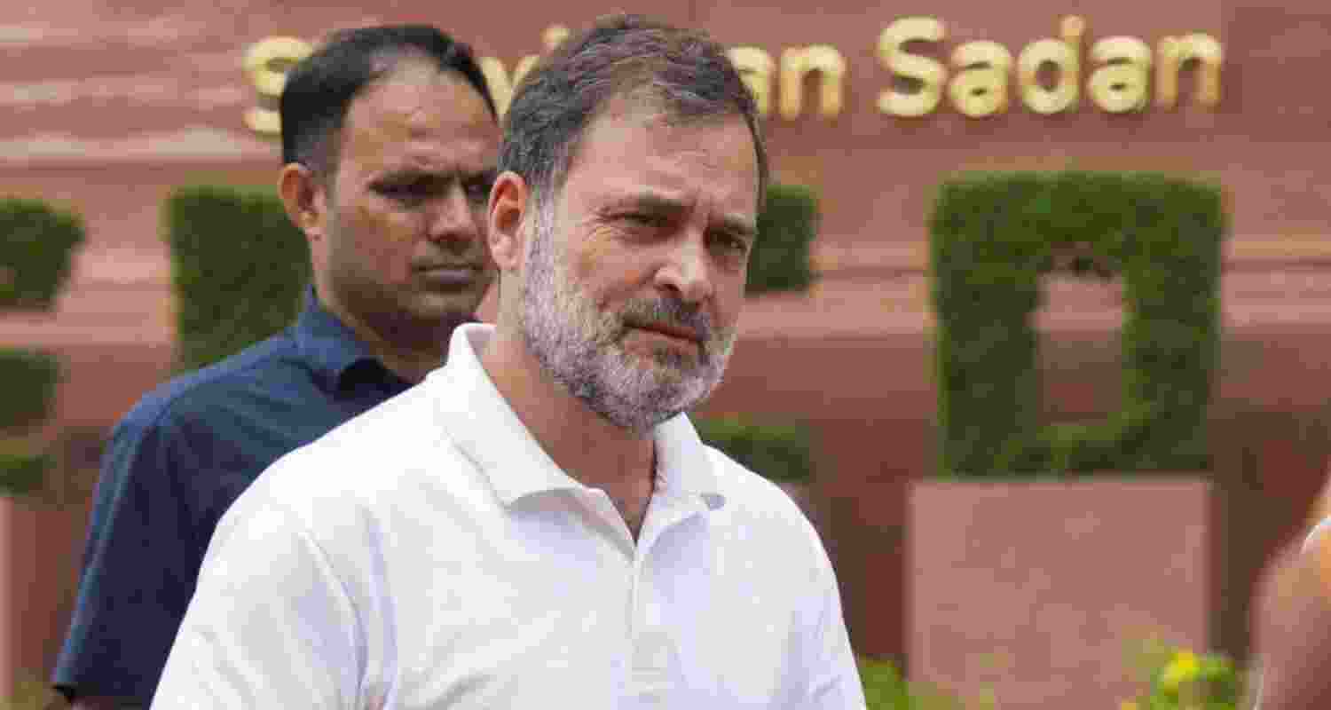 Congress leader Rahul Gandhi.