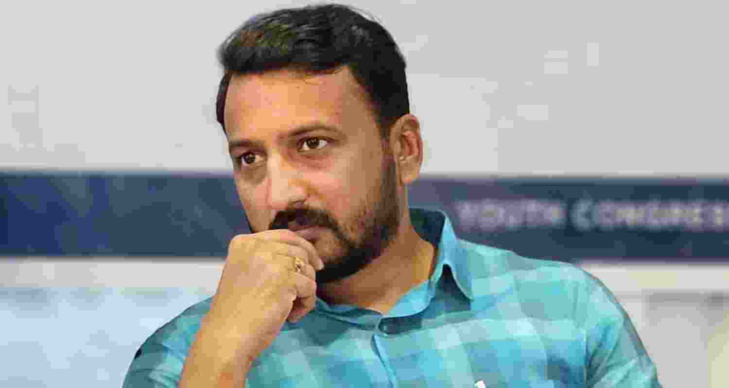 Expelled Congress MLA Rahul Mamkootathil - file image. Expelled Congress MLA Rahul Mamkootathil - file image.