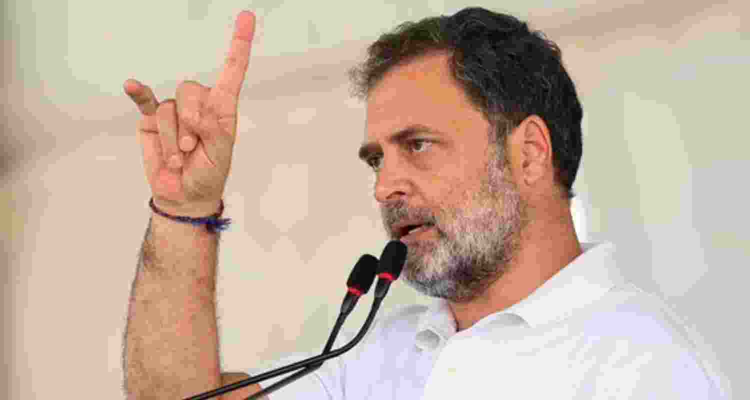 Congress leader Rahul Gandhi - file image.