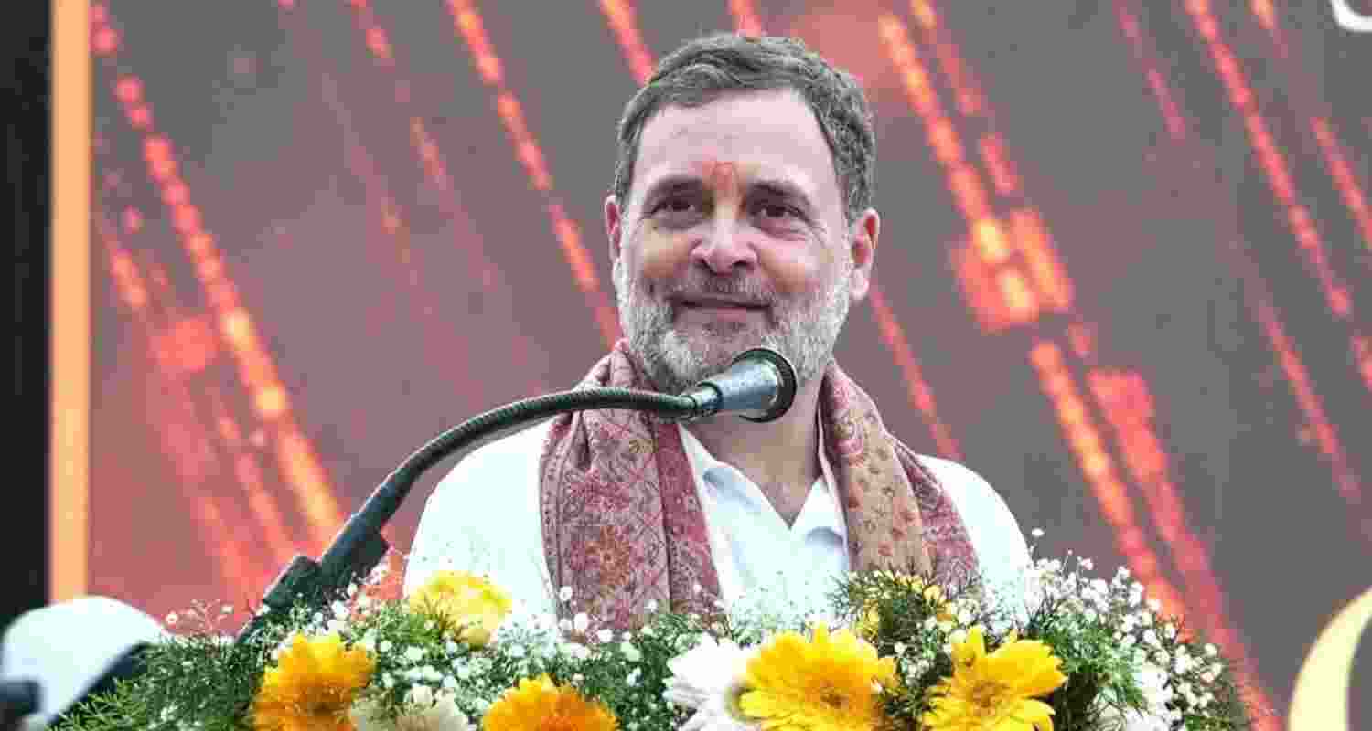 Congress leader Rahul Gandhi attends St. Thomas School's 50th anniversary in Gudalur.