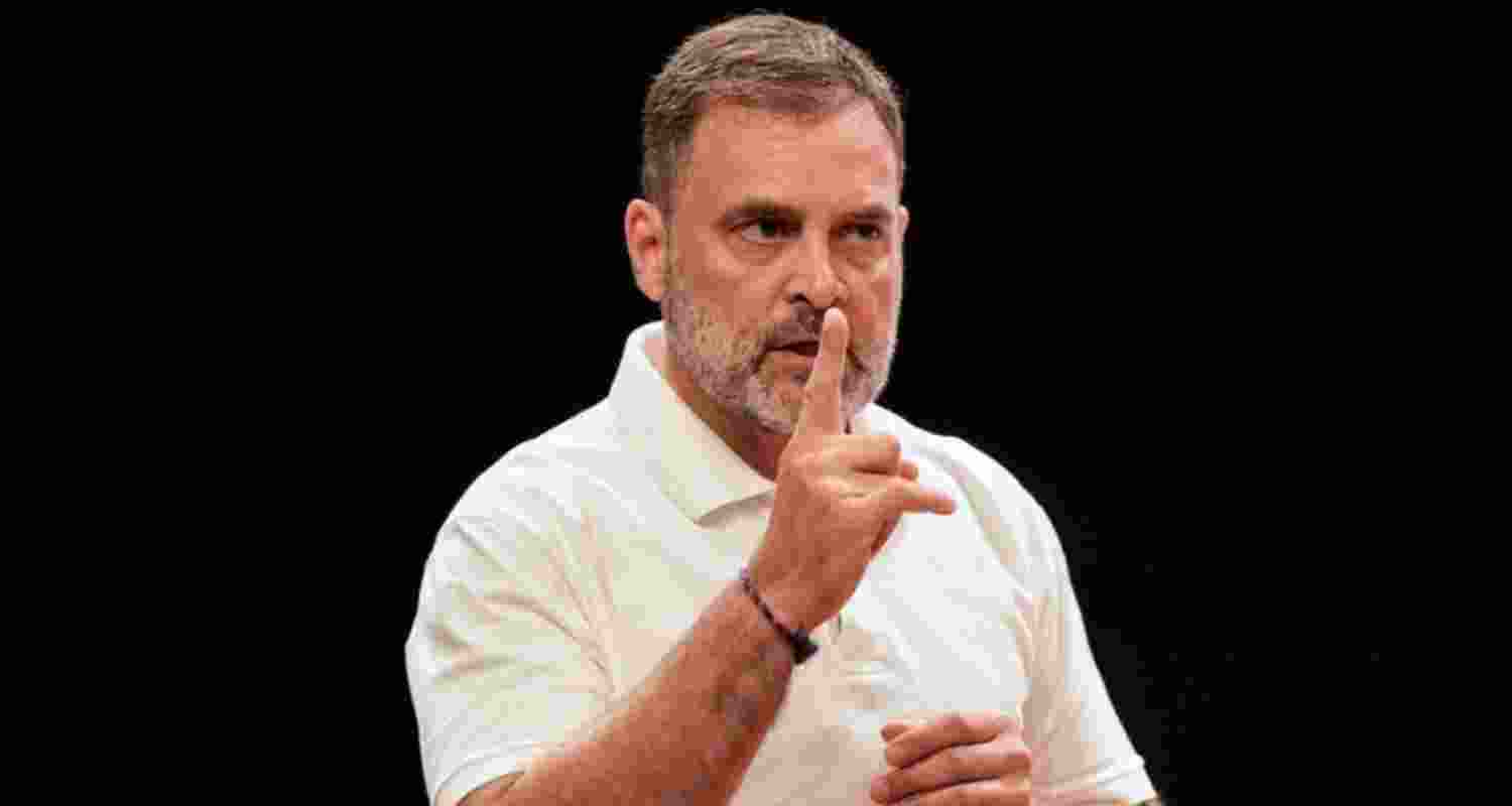 Congress leader Rahul Gandhi - file image.
