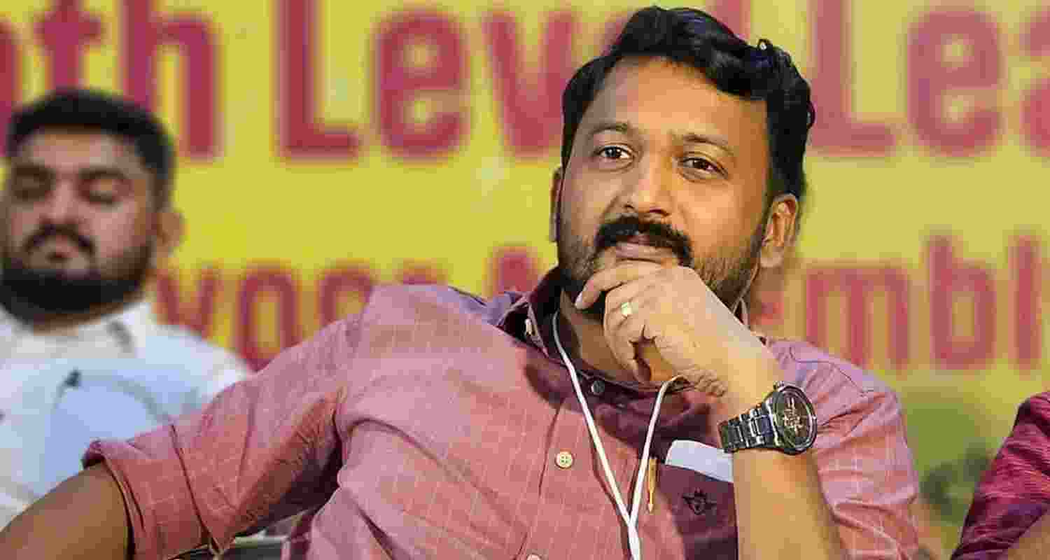 Palakkad MLA Rahul Mamkoottathil - file image.