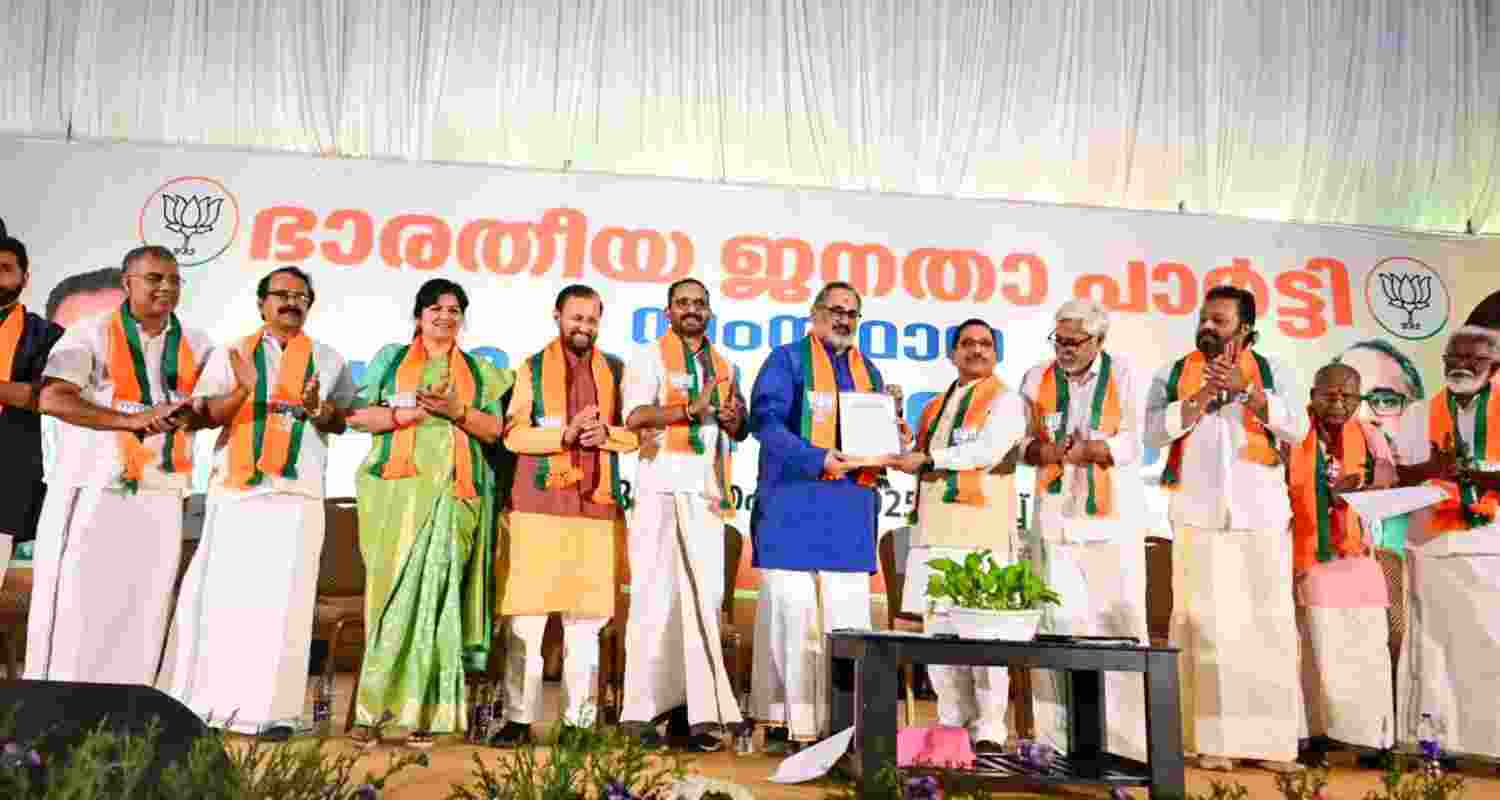 Rajeev Chandrasekhar elected as Kerala BJP president