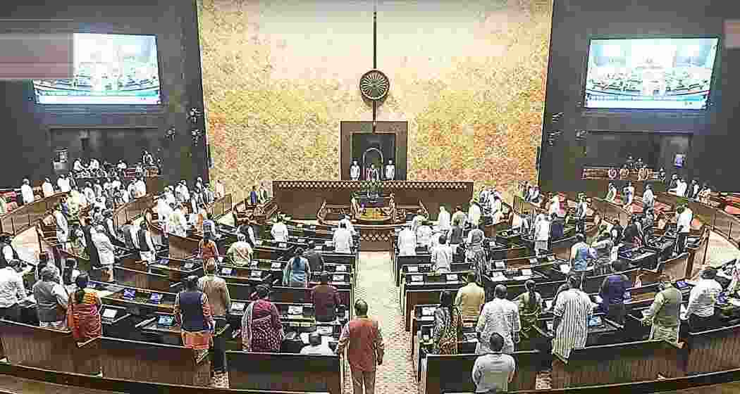 Rajya Sabha was adjourned following Opposition protests over electoral roll revisions on Monday.