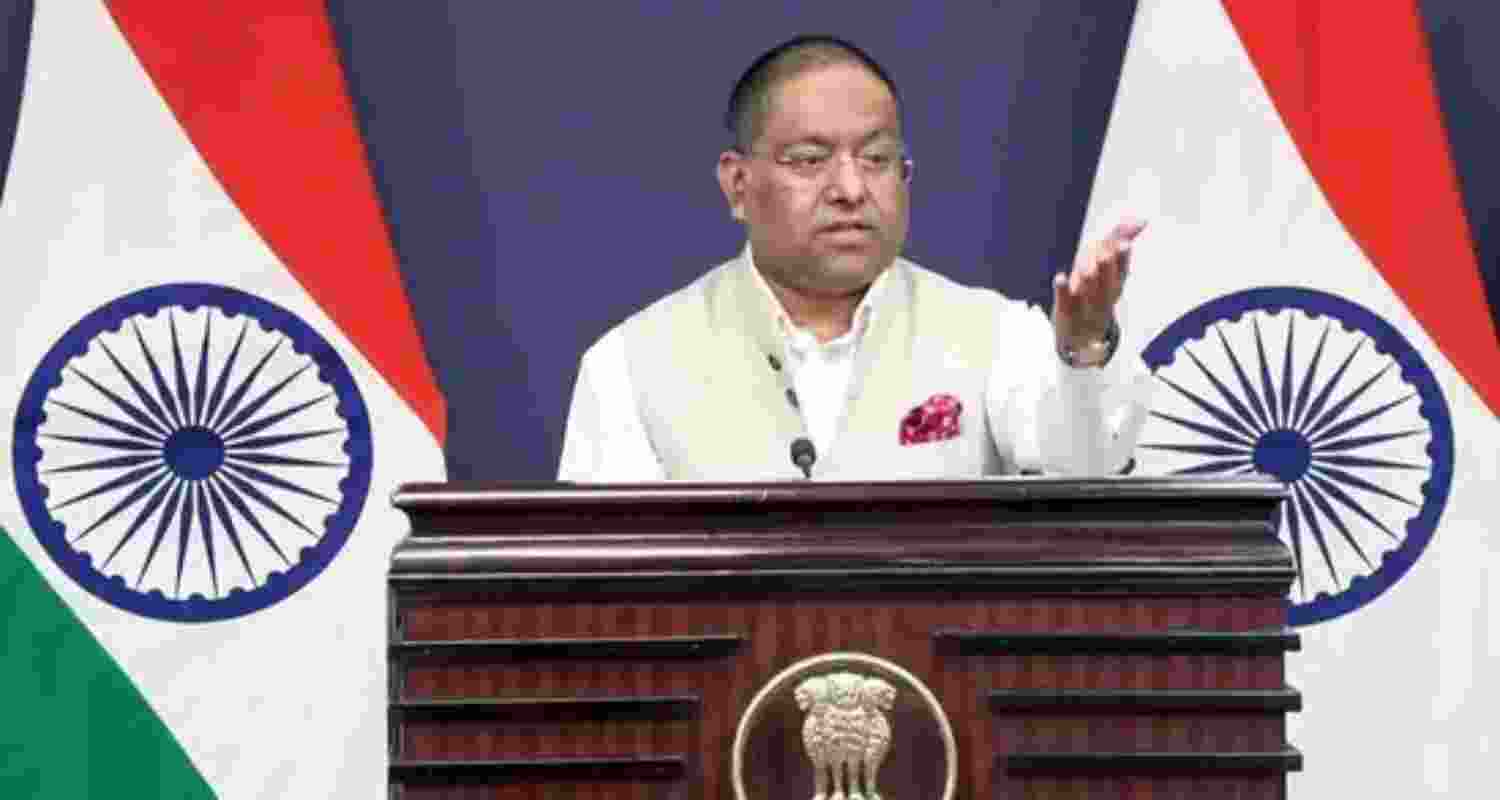 A file photo of MEA spokesperson Randhir Jaiswal.