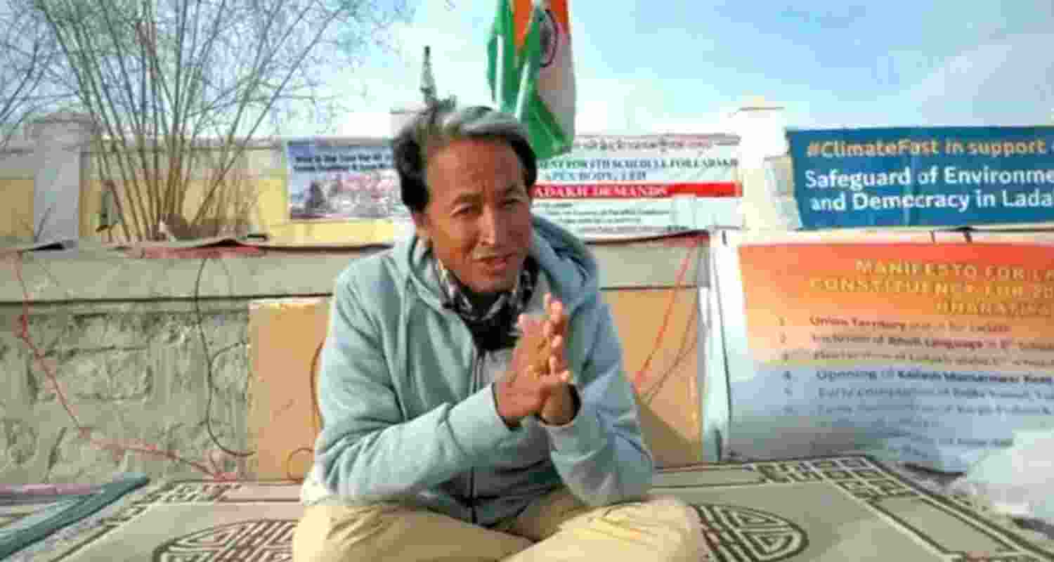 Renowned climate activist Sonam Wangchuk.
