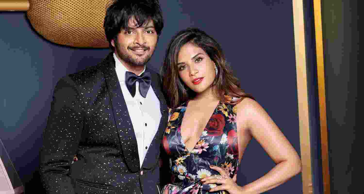 Richa Chadha and Ali Fazal were recently in Delhi.