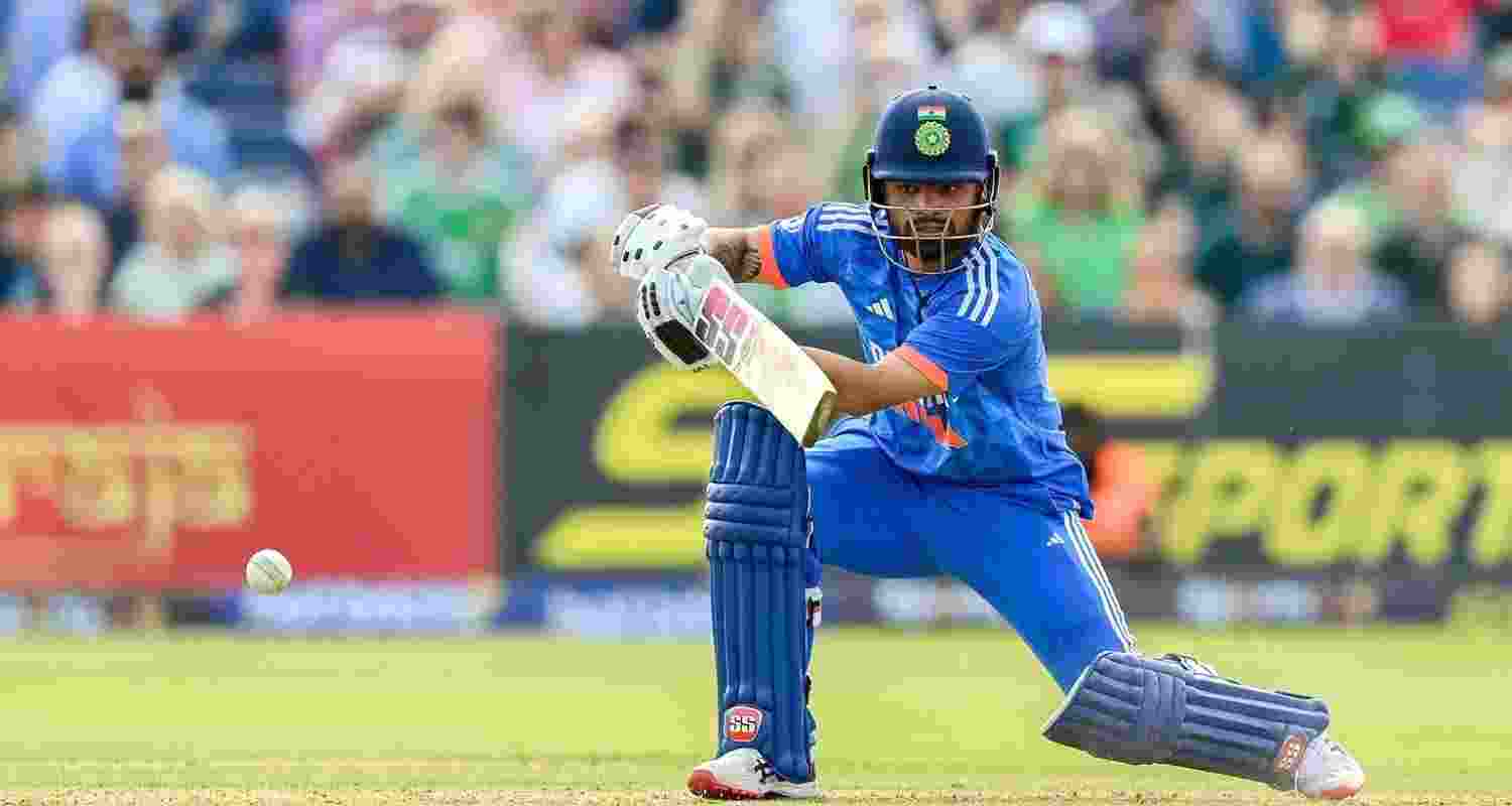 Rinku Singh in action. File photo.