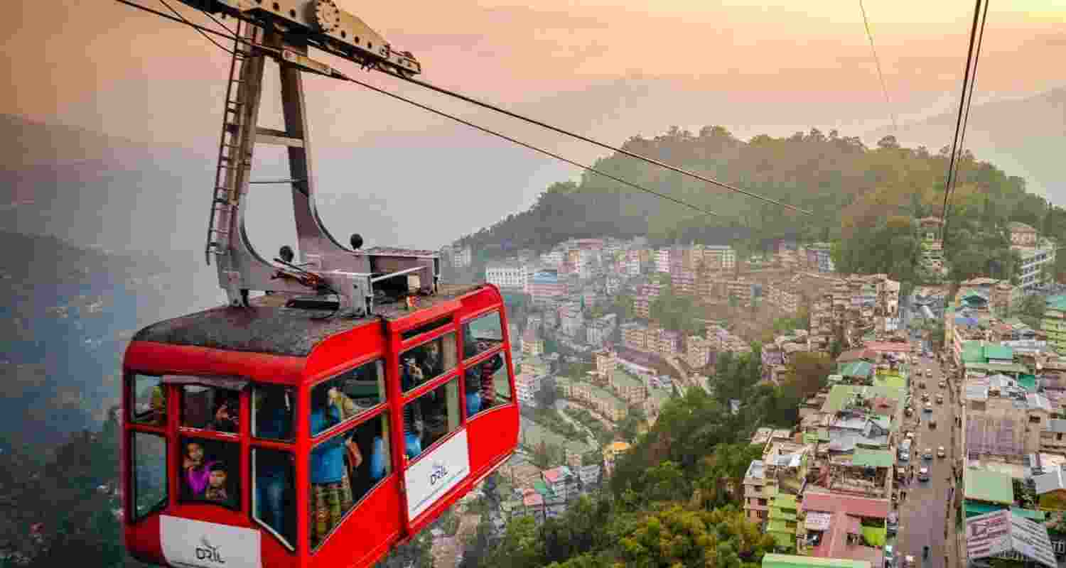 A representative image of ropeway.