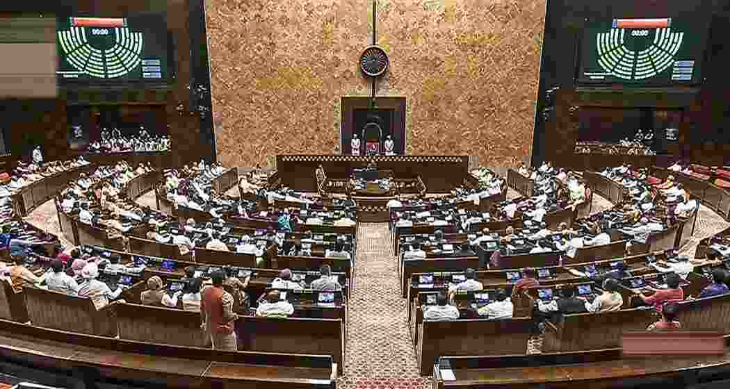  Rajya Sabha Chairman Jagdeep Dhankhar leaves after adjourning the House during the Winter session of Parliament, in New Delhi, Thursday, Dec. 5, 2024.